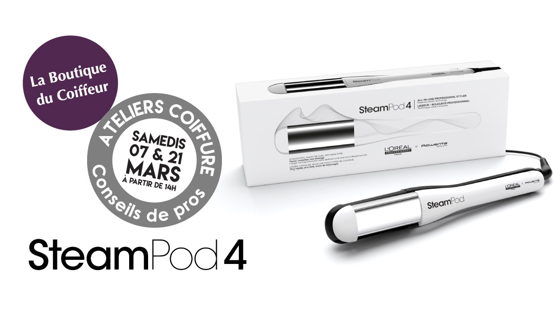 ATELIERS COIFFURE Steampod - La Boutique du Coiffeur