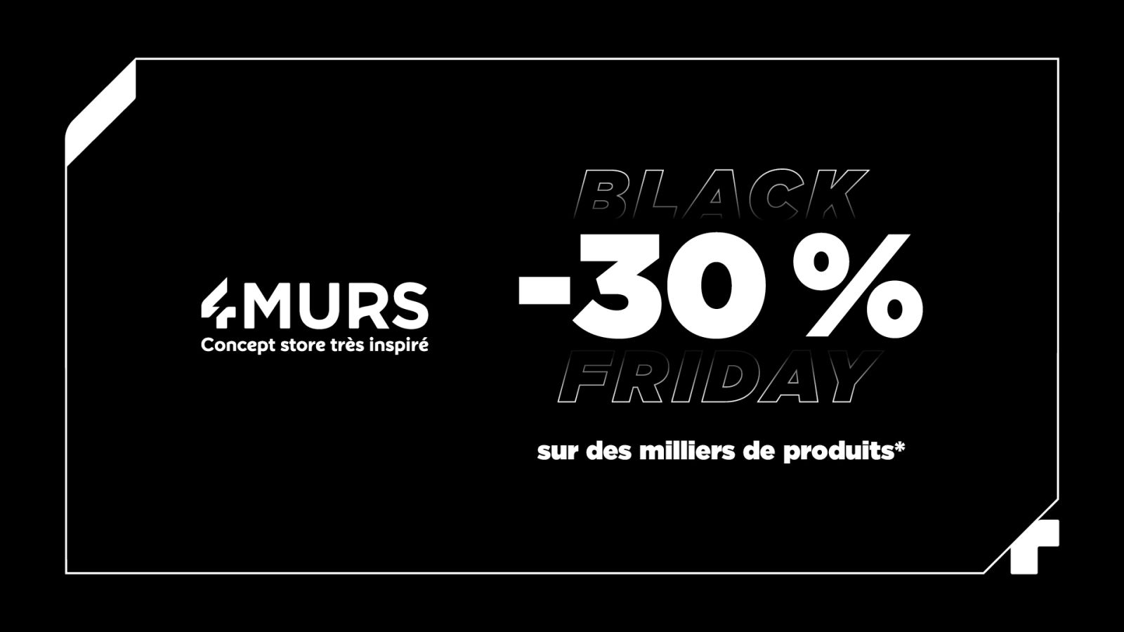 4MURS : La maison à prix Black Friday