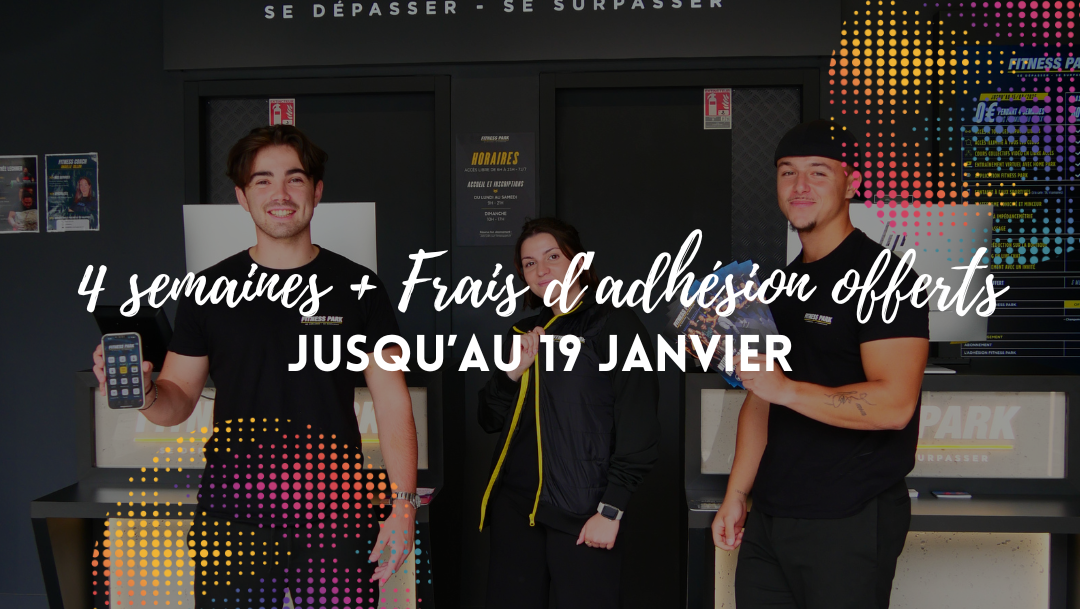 Offre de rentrée Fitness Park